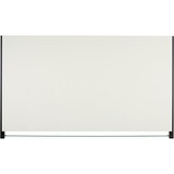 Quartet Evoque Magnetic Glass Dry Erase Board - 39" (3.3 ft) Width x 22" (1.8 ft) Height - White Glass Surface - Black Aluminum Frame - Rectangle - Magnetic - Assembly Required - 1 Each