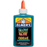 Elmers Glow In The Dark Pourable Glue - Art, Craft, Project, Classroom Activities - 1 Each - Blue