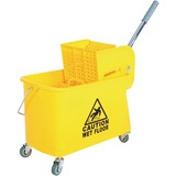 Globe Sidepress Bucket and Wringer Yellow