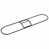 Globe Snap On Dust Mop Frame 24" X 5" - Durable, Snap-on, Bend Resistant - Black - Metal - 1 Case