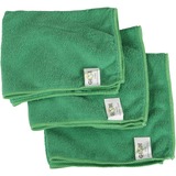 Globe 16"x16" Microfiber Cloth 240GSM Green
