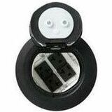 Wiremold 4AT Prewired All Power Evolution Poke-Thru Device-Black - Poke Thru Device - Black...