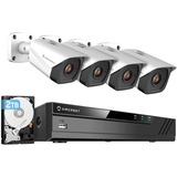 Amcrest NV4108E-IP8M-2496EW4-2TB Video Surveillance System - 2 TB HDD