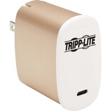 Tripp Lite 50W Compact USB-C Wall Charger - GaN Technology, USB-C Power Delivery 3.0 - 50 W - 230 V AC, 120 V AC Input - 5 V DC/3 A, 9 V DC, 12 V DC, 15 V DC, 20 V DC Output