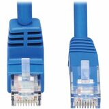 Eaton Tripp Lite Series Down-Angle Cat6 Gigabit Molded UTP Ethernet Cable (RJ45 Right-Angle Down M to RJ45 M), Blue, 20 ft. (6.09 m)