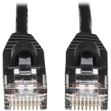 Tripp Lite Cat6a 10G Snagless Molded Slim UTP Ethernet Cable (RJ45 M/M), Black, 15 ft.