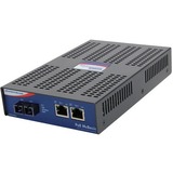 Advantech 10/100Mbps PoE Media Converter - 1 x Network (RJ-45) - 1x PoE (RJ-45) Ports - 1 x SC...