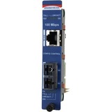 Advantech Slide-In Modular Media Converter 10/100Mbps to Fiber Series - 1 x Network (RJ-45) - 1 x...