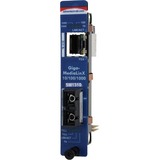 Advantech Slide-In Modular Media Converter 10/100/1000Mbps to Fiber Series - 1 x Network (RJ-45) -...