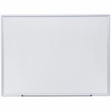 Universal+Deluxe+Melamine+Dry+Erase+Board%2C+48%22+x+36%22+%2C+White+Surface%2C+Satin+Aluminum+Frame