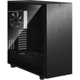 Fractal Design Define 7 XL Black TG Dark Tint - Full-tower - Black - Steel, Anodized Aluminum, Tempered Glass - 10 x Bay - 3 x 5.51" (140 mm) x Fan(s) Installed - 0 - ATX, EATX, Micro ATX, Mini ITX, EE-ATX, SSI CEB, SSI EEB Motherboard Supported - 11 x Fan(s) Supported - 2 x External 5.25" Bay - 2 x Internal 2.5" Bay - 6 x Internal 2.5"/3.5" Bay(s) - 12x Slot(s) - 5 x USB(s) - 1 x Audio In - 1 x Audio Out