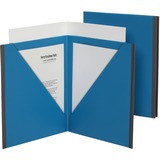 Pendaflex Letter, Tabloid Pocket Folder - 8 1/2" x 11" , 17" x 11" - 60 Sheet Capacity - 3 Pocket(s) - Blue, Gray - 1 Each