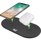 Adesso 15W Max Dual Wireless 2 Coils Qi-Certified Fast Charging Pad