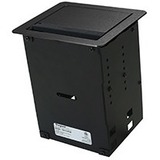 Legrand TB672AUBKF Power/Data Outlets Integreat A/v Table Box With Usb, Field Wired, Black 786776192339