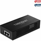 TRENDnet 2.5G PoE+ Injector, TPE-215GI, PoE (15.4W) or PoE+ (30W), Converts a non-PoE Port to a PoE+ 2.5G Port, 2.5GBASE-T Compliant, Integrated Power Supply, Network a PoE device up to 100m (328 ft.)