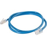 C2g 566-110-010 Cables Quiktron 10ft Value Series Cat6 Non-booted Patch Cord - Blue - 10 Ft Category 6 Network Cable For Ne 566110010 