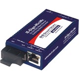 Advantech 10/100/1000Mbps Miniature Media Converter - 1 x Network (RJ-45) - 1 x SC Ports - DuplexSC...