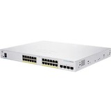 Cisco 250 CBS250-24PP-4G Ethernet Switch - 24 Ports - Manageable - 2 Layer Supported - Modular - 4 SFP Slots - 138.90 W Power Consumption - 100 W PoE Budget - Optical Fiber, Twisted Pair - PoE Ports - Rack-mountable - Lifetime Limited Warranty