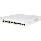 Cisco 350 CBS350-8P-E-2G Ethernet Switch - 10 Ports - Manageable - 2 Layer Supported - Modular - 2 SFP Slots - 14.31 W Power Consumption - 67 W PoE Budget - Optical Fiber, Twisted Pair - PoE Ports - Rack-mountable - Lifetime Limited Warranty