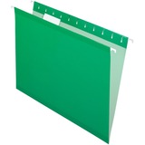 TOPS Letter Hanging Folder - 8 1/2" x 11" - Light Green - 25 / Box