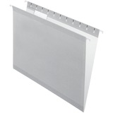 TOPS Letter Hanging Folder - 8 1/2" x 11" - Gray - 25 / Box