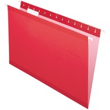 TOPS Legal Hanging Folder - 8 1/2" x 14" - Red - 25 / Box