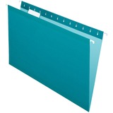 TOPS Legal Hanging Folder - 8 1/2" x 14" - Teal - 25 / Box