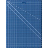 Acme United 18"x24" Double Sided Blue Cutting Mat - Writing, Drawing, Craft, Office, School, Home - 24" (609.60 mm) Length x 18" (457.20 mm) Width - Rectangle - Blue