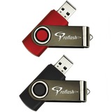Proflash Classic Flash Drive - 16 GB - USB 2.0 - Black, Red - 2 / Pack