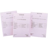 Hilroy Telephone Message Pad - 72 Sheet(s) - Pink - 25 / Pack