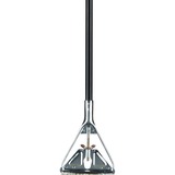 Atlas Graham Quick-Way Mop Handle - 54" (1371.60 mm) Length - 0.94" (23.81 mm) Diameter - Black - Metal - 1 Each