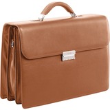 bugatti Carrying Case (Briefcase) for 16" Notebook - Cognac - Top Grain Leather Body - Shoulder Strap, Handle - 12" (304.80 mm) Height x 16.50" (419.10 mm) Width x 4.75" (120.65 mm) Depth - 1 Each