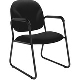 Global Solo Armchair - Black Seat - Black Back - Armrest - 1 Each