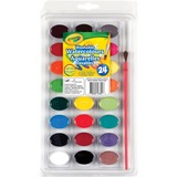 Crayola 24 Colours - Washable Watercolour Paint - 1 Each