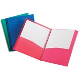 Oxford Letter Organizer Folder - 8 1/2" x 11" - 400 Sheet Capacity - 8 Pocket(s) - Blue, Translucent - 1 Each
