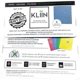 KLIIN All-Purpose Cleaning Cloth - Blue - Reusable, Washable, Compostable, Biodegradable - For Multipurpose - 10 / Pack
