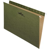 Offix Legal Hanging Folder - 8 1/2" x 14" - Standard Green - 25 / Box