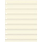 Filofax Refills - Ruled - 9 1/4" x 7 1/4" - Cream Paper - 32 / Pack