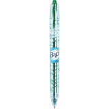 BeGreen B2P Retractable Rollerball Pen - Refillable - Retractable - Green Gel-based Ink - 1 Each