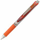 Pentel EnerGel® Retractable Rollerball Pens - 0.7 mm Pen Point Size - Retractable - Orange Gel-based, Liquid Gel Ink Ink - Metal Tip - 1 Each