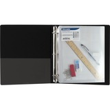 Winnable Binder Pouch | BP-12-CR - 11.5" Height x 9" Width - 100 x Sheet Capacity - For Letter 8 1/2" x 11" Sheet - Clear - Poly - 1 Each
