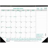 Blueline Ecologix Monthly Desk Pad Calendar 22"x 17" , Bilingual