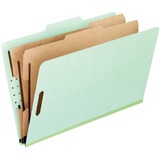 Pendaflex Letter Recycled Classification Folder - 8 1/2" x 11" - 2" Expansion - 6 Fastener(s) - Green - 65% Recycled - 1 Each