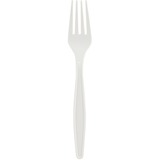 Eco Guardian 7" Medium Weight Forks - 50/Pack - Fork - 50 x Fork - Corn Starch, Potato flour - White