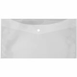 Geocan Document Envelope - Document - Legal - Polypropylene - 1 Each - Clear, Frosted