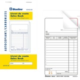 Blueline Sales Orders Book - 50 Sheet(s) - 2 PartCarbonless Copy - 6.50" x 3.50" Form Size - White Cover - Paper - 1 Each