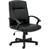 Offices To Go Tumi | High Back Tilter - Black Luxhide, Bonded Leather Seat - Black Luxhide, Bonded Leather Back - High Back - 5-star Base - Armrest - 1 Each