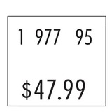 Avery Dennison 216 Labelling Gun Labels - Removable Adhesive - White - 1250 / Roll - 50000 Total Label(s) - 40 / Box