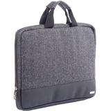 bugatti Carrying Case (Sleeve) for 15.6" Notebook - Black - Polyester Body - Herringbone Pattern - 12" (304.80 mm) Height x 16" (406.40 mm) Width x 1.25" (31.75 mm) Depth - 1 Each