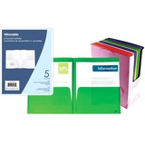 Winnable Letter Report Cover - 8 1/2" x 11" - 80 Sheet Capacity - 2 Internal Pocket(s) - Green, Translucent - 1 Each